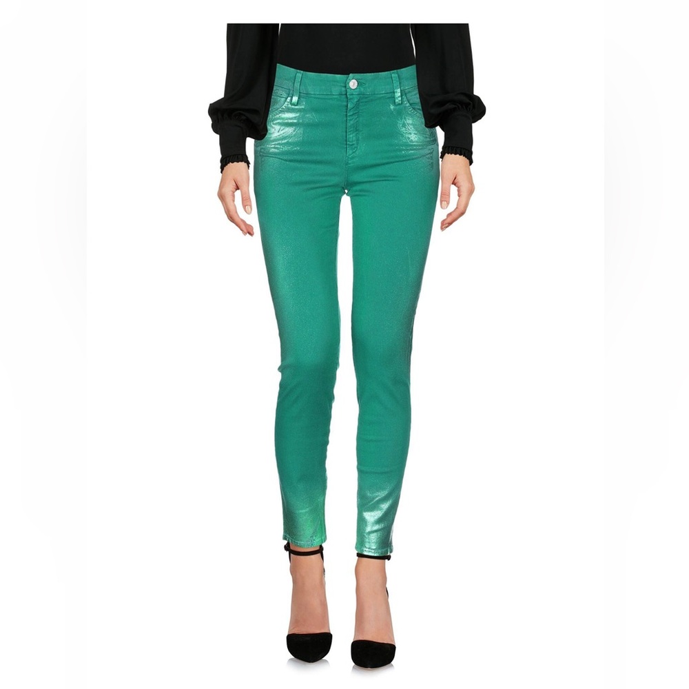 NWT CYCLE JEANS in emerald green SZ 29